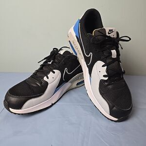 Nike Air Max Excee Style #DQ3993-002 Black/Gray/Blue/Yellow/White Men's Sz 12